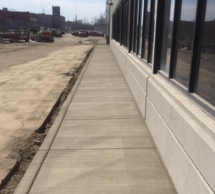 Business sidewalk